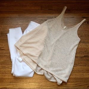 Jolie Los Angeles Beige Tank Top